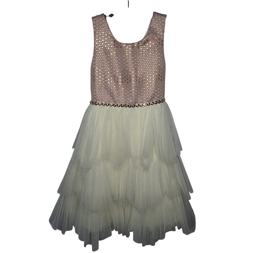 American Princess Tulle Dress Girls 7 Fluffy Easter Fancy Party Formal Wedding